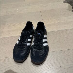 Adidas Black and White Samba Sneakers